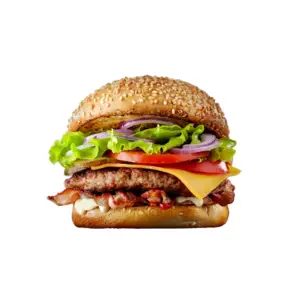 Spicy Angus beef burger