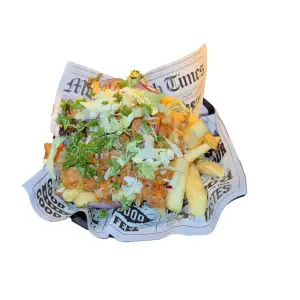 Friet pulled pork