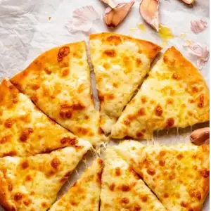 Garlic cheese pizza 100% Halal