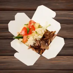 Döner box met rijst 100% Halal