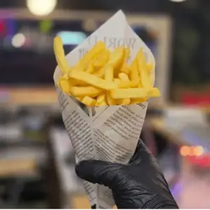 Puntzak friet Zonder saus