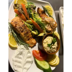 Zalmfilet met citroen & kruiden