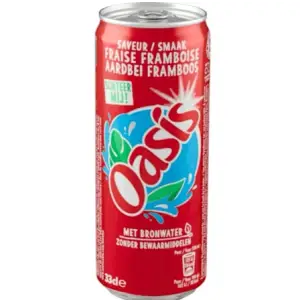 Oasis aardbei framboos 330ml