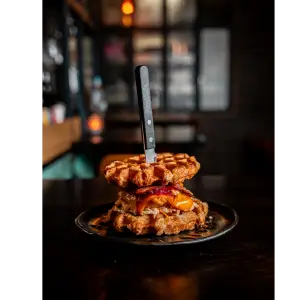 Chicken & Waffle Burger