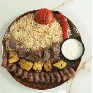 Afghaanse grill kebab