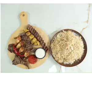 Afghaanse Kebab Schotel