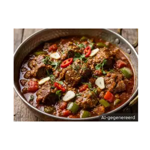 Garlic Lamb Karahi