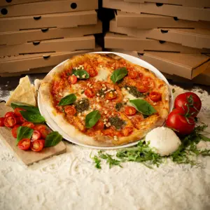 Pizza volgens Capri groot