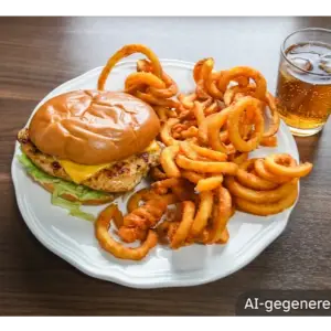 Chicken Filet Burger Menu