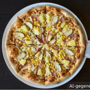 Pizza Hawaï kip (medium)