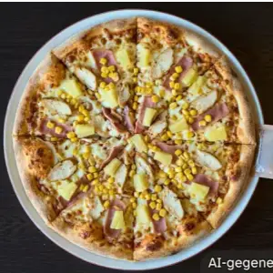 Pizza Hawaï kip (large)