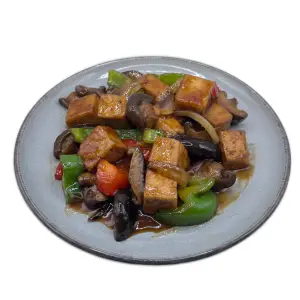 Tofu met Chinese champignons