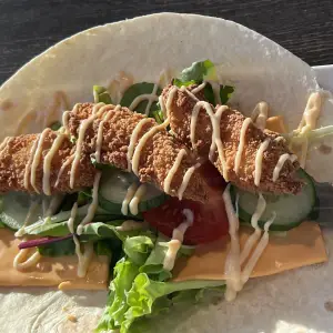 Wrap krokante kip