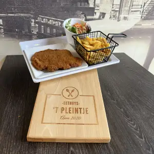 Schnitzel met friet