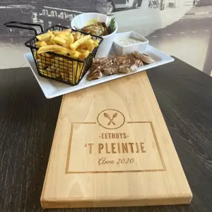 Varkenshaas met friet