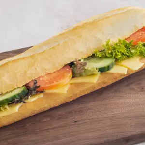 Broodje jong belegen kaas (= vega)