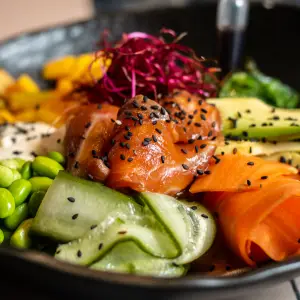 Raw Salmon Bowl