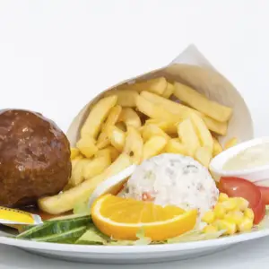 Gehaktbal menu (2st)