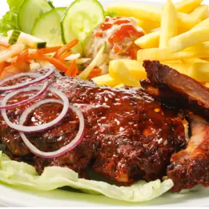 Spareribs menu