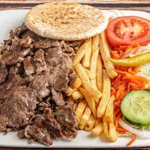 Döner kebab menu