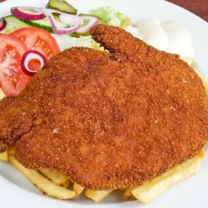 Schnitzel schotel